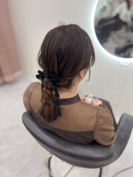 ヘアセットクラン リリー 東梅田店(hair set Clan lily) 編みおろし