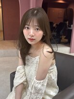 ボタン コロン 表参道 原宿(VOTAN COLON)&nbsp;オリーブブラウン/レイヤーカット/透明感カラー/韓国ヘア