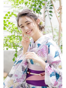 シャルメ 東京駅前(CHARMER)の写真/東京駅徒歩5分!7時~OK[ヘアセット￥2000～/カチモリヘアセット￥3500]花火大会に◎[ヘア＋浴衣着付け￥6000］