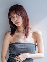 ホヌア(hoNua.) ストレートレイヤー×透明感カラー