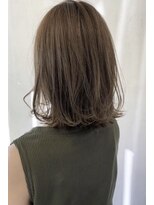 ケーズヘアー 津田沼SHORE店(K's Hair)&nbsp;大人可愛いオリーブベージュ×外ハネレイヤーボブx30代x40代