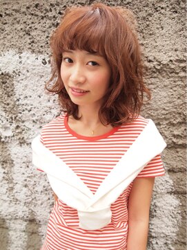 ナヌーク シブヤ(nanuk shibuya) クセ感パーマでボリューム感アップ◇外国人風質感ミディアムヘア