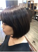 乾かすだけで内巻きボブ