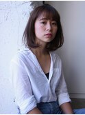 20代30代★大人かわいい☆外ハネ×ナチュラルひし形ボブ