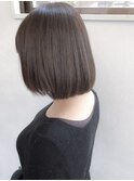 【Ciel】ブリーチ無しの濃厚グレージュ×ボブ