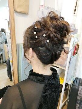 ロカット サロン(Roquat Salon) ブライダルアップアレンジ【ヘアアレンジ　立川/立川南/八王子】