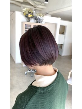 アンジー(Anzie) ラベンダー×ショートボブ