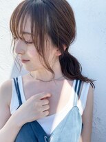 ロンドプランタン 恵比寿(Lond Printemps)&nbsp;ミディアムヘア　ゆるカジヘアアレンジ