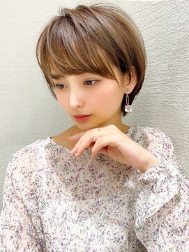 ラルユー 金山(LallYou) 大人かわいいマッシュショート/カーキグレージュ/マロンベージュ