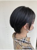 ドライでまとまるショートボブ