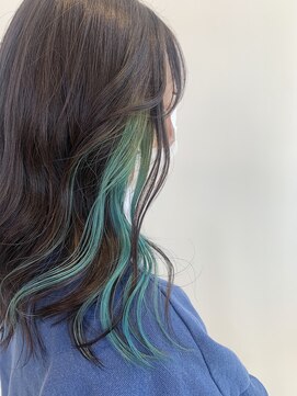 五番街 《五番街》インナーカラー×ミントグリーン