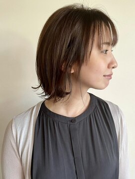 トップヘアーラウンジ 知立(TOP HAIR Lounge) 前髪ストレートでノンストレス！/アースカラー/ニュアンスカラー
