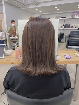 フラム 渋谷(flamme) ブリーチなしのラベージュ