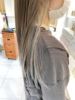 ネオリーブカフ 鶴ヶ峰店(Neolive caff)&nbsp;インナーカラー　グレー　グレージュ　ハイライト