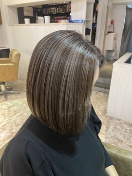 ワールドオーダー 天王寺店(WORLD ORDER) 白髪ぼかしハイライト