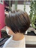 ハンサムショート/オリーブブラウン