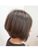 前髪なしショート/ショコラアッシュ/30代/40代/50代/60代