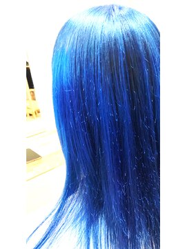 ポム(pomme) クリアブルー