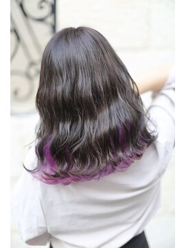 アローラ バイ ヘッドライト 横浜関内店(AROLA by HEADLIGHT) ブルーグレーアッシュ×パープルインナー