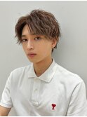 ツイストスパイラルメンズマッシュツイストパーマツーブロック