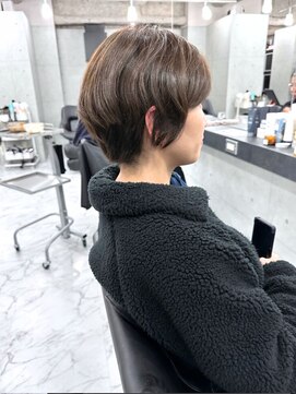 エンディアリング 東銀座(Endearing) 黒髪/グレーベージュ/レイヤーロング/前髪パーマ/銀座/東銀座