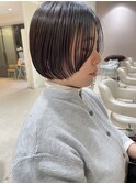 前上がりボブ