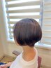 前髪カット+リタッチカラー+プチスパTr