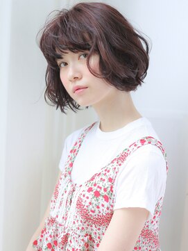 マイラ 銀座(myla) 似合わせくびれ小顔カットネビージュワンレンひし形ボブルフ黒髪