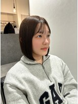 ノア(noah.)&nbsp;ラインが出たボブ/ブリーチなしのミルクティ