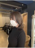 ミルクティーベージュに隠れローライト