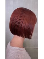 イーストハムヘッドショップ(EAST HAM head shop) つるんとシルエットボブ/ピンクブラウンカラー