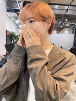 コモダ 神戸三宮(comoda)&nbsp;オレンジベージュ / ショートスタイル / ブリーチ