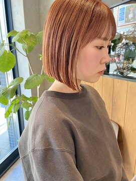 グロー 大宮(GLROW) 前髪顔まわりボブレイヤーボブ顔まわり縮毛矯正haruhi