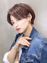 ロンド ジュルード 名古屋(Lond jeloud)&nbsp;ショート ボブ インナーカラー 韓国風5701