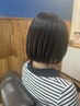 【平日学生限定】《カット+縮毛矯正＋マイクロバブル》 ￥33000～→￥13200～