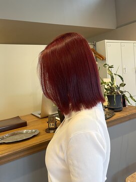 ウェチカ(wechica) ワインレッド&ヘイリーボブ