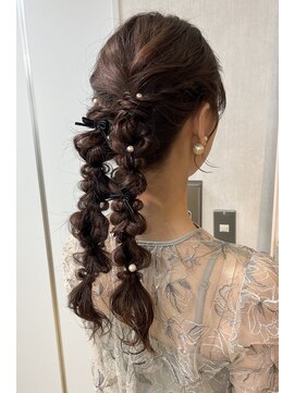 ガーデン 銀座(GARDEN) ヘアセット/お呼ばれヘア/結婚式/参列/編み下ろし/編み込み