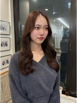 ポール(pole) 札幌ロング　ピンクベージュレイヤーカット