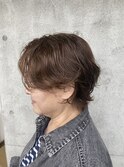 30代/40代/50代　ショートウルフ　くせ毛カット　パーマなし