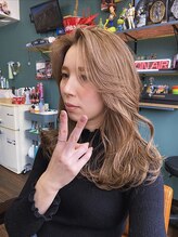 オーダー:スタイリング楽で雰囲気強い感じ