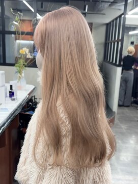 ニコ トウキョウ 渋谷(nico TOKYO) ダブルカラーミルクティーベージュピンクブラウンロングレイヤー