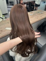 ベレーザ 渋谷(BELEZA)&nbsp;17124ココアブラウンオリーブカラーミルクティーレイヤーカット