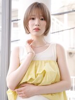 エムスラッシュ たまプラーザ(M.SLASH)&nbsp;切りっぱなし/透明感/ココアブラウン/ミニボブ/たまプラーザ