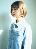 大人可愛いナチュラルブラウン×くびれショートボブ【越谷】