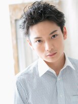 モッズヘアメン 札幌月寒店(mod's hair men)&nbsp;20代30代アップバングダークアッシュ就活ベリーショートq札幌!