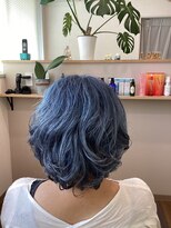 ラキ(LAKI)&nbsp;ブルーペインターショート