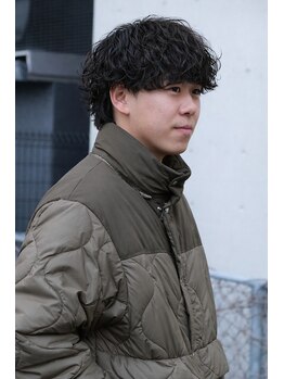 グラント(GRANT)の写真/多彩なメンズパーマで、周りと差がつくスタイルに！パーマ初心者の方にも◎毎日のスタイリングも簡単♪