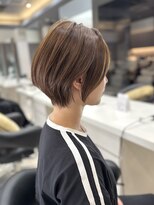 ブラン バイ アールオー(Blan by Ro)&nbsp;ブリーチなしアッシュベージュ×丸みショート