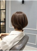 ショートボブ×ハイライト　【銀座】