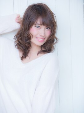 オーブ ヘアー ガーデン 渋谷店(AUBE HAIR garden) 小顔カールセミディ♪